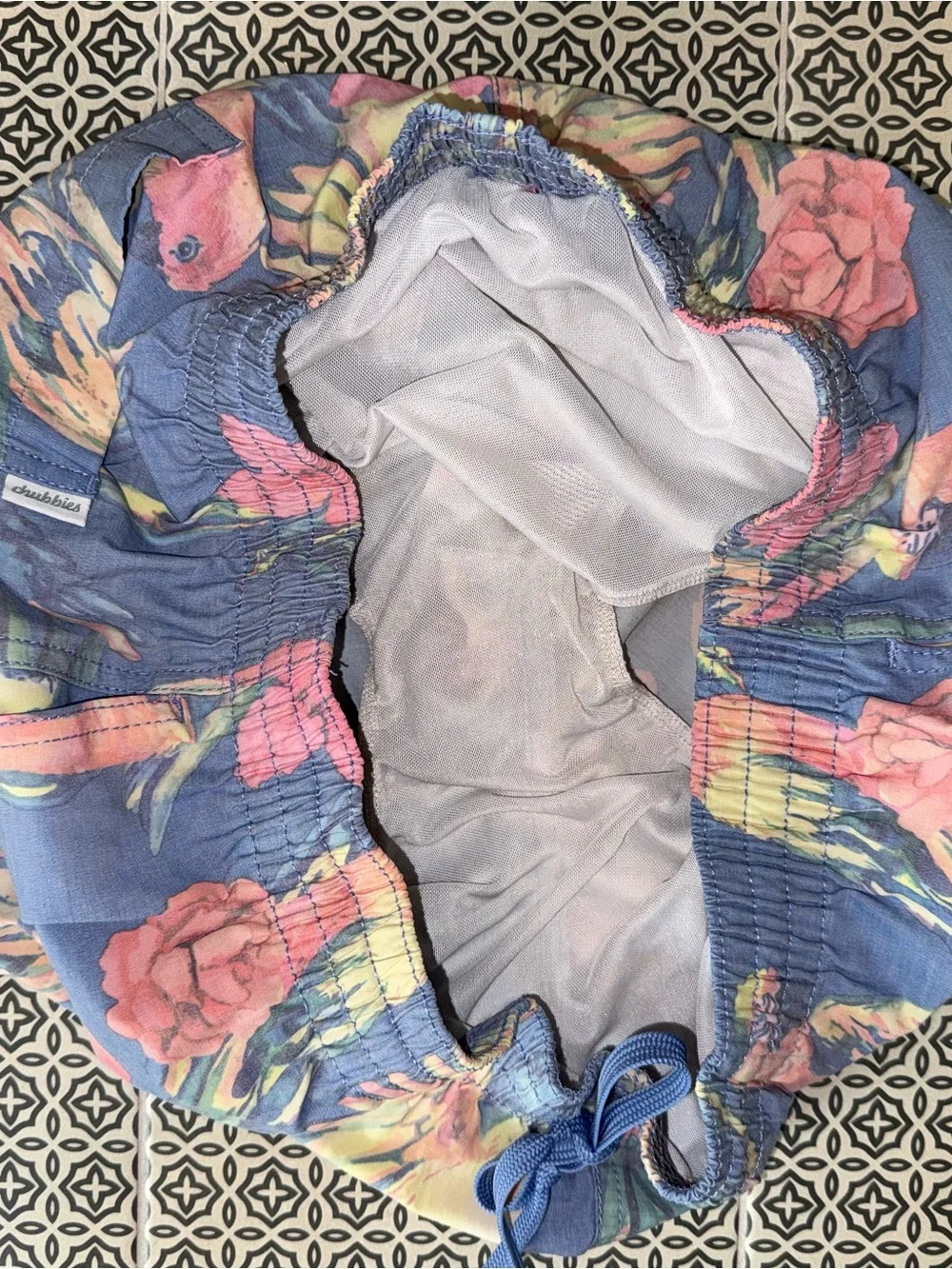 chubbies lightweight blue